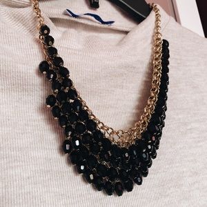 BEADED STATEMENT NECKLACE